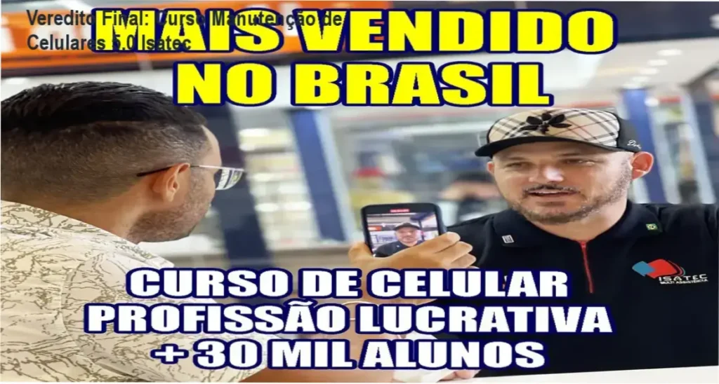 Curso Completo Manutenção e Conserto de Celular Luis Carlos Isatec bastidores e funcionamento