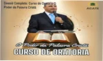 Curso de Oratória O Poder da Palavra Cristã do Pr. Rodrigo Gomes: visão interna da plataforma e aulas