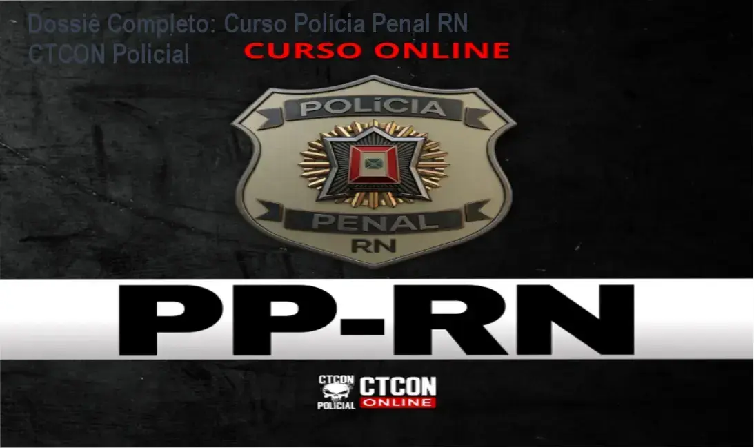 Curso Polícia Penal RN CTCON Policial: bastidores e funcionamento da plataforma