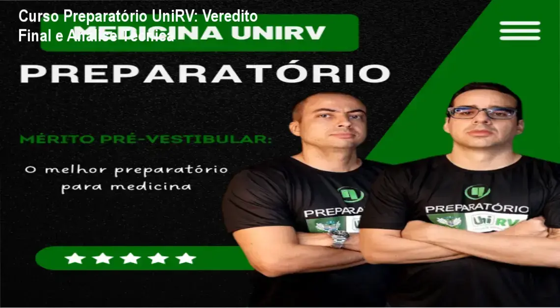 Curso Preparatório para a UNIRV da Mérito Acompanhamento Escolar: visão interna da plataforma e funcionamento