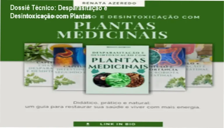 Dossiê Técnico: Desparasitação e Desintoxicação com Plantas 15 Desparasitação e Desintoxicação com Plantas Medicinais de Renata Azeredo: visão interna dos protocolos