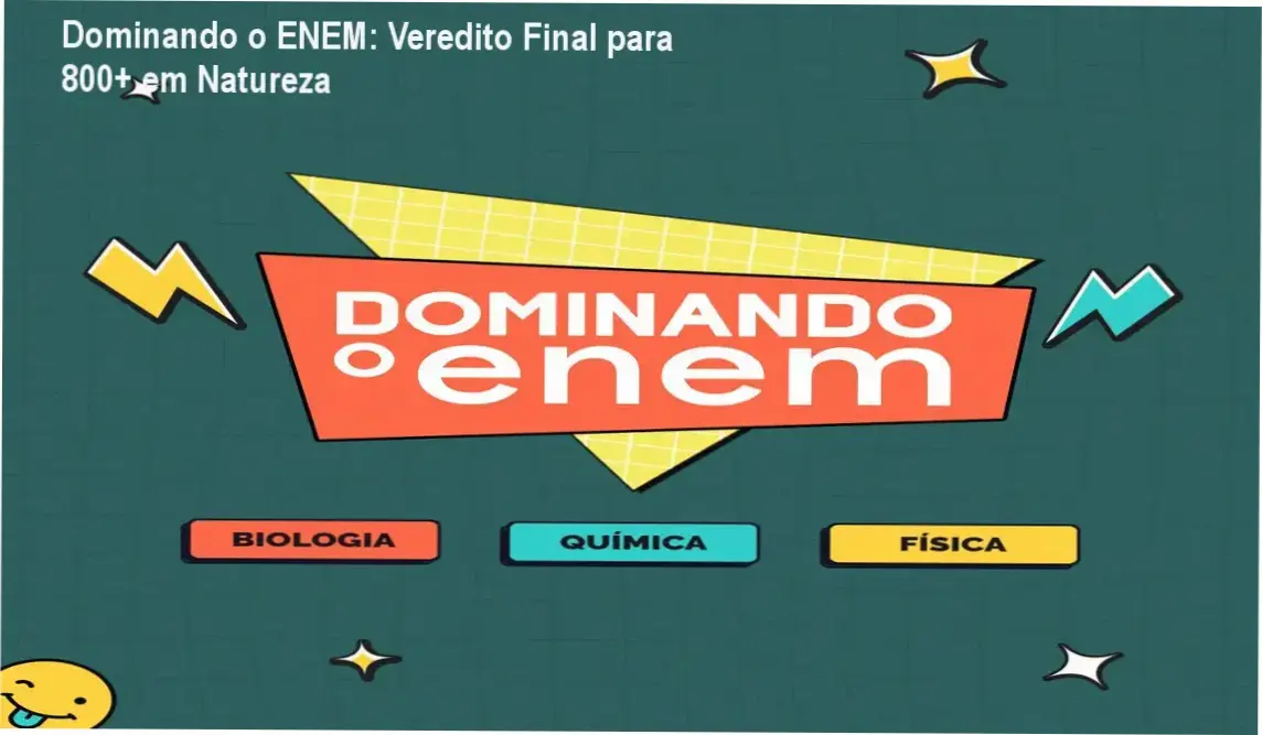 Dominando o ENEM: Veredito Final para 800+ em Natureza 1 Curso Dominando o ENEM do Professor Guilherme: visão interna da plataforma e materiais de estudo