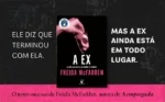 Capa do eBook A ex de Freida McFadden em um dispositivo Kindle
