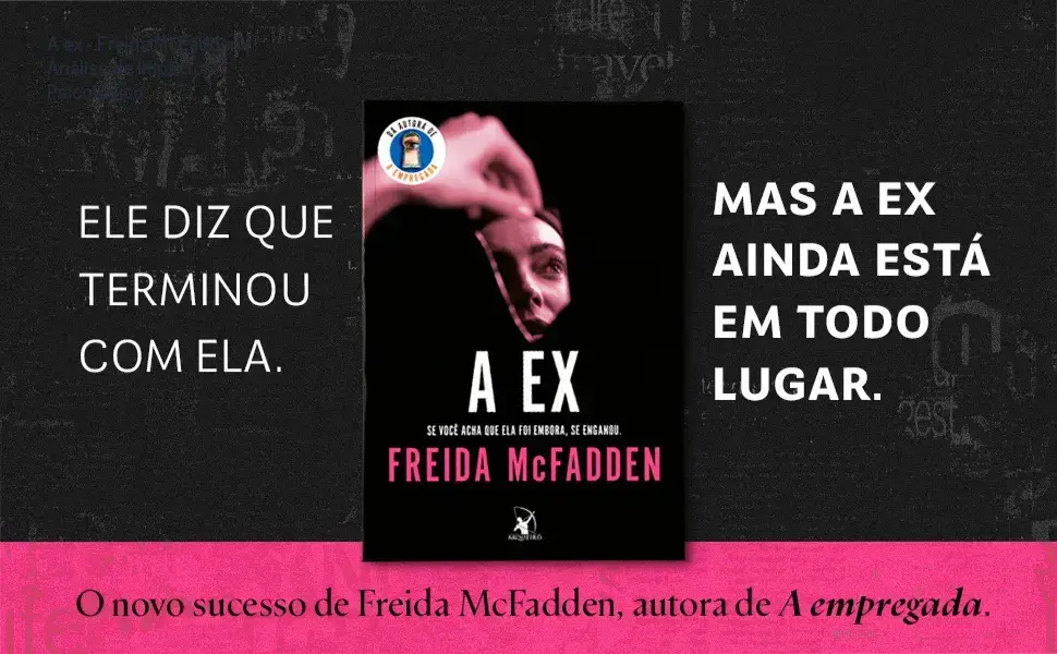 Capa do eBook A ex de Freida McFadden em um dispositivo Kindle