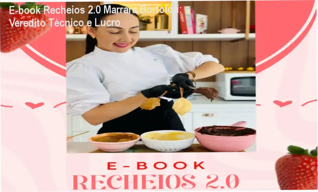E-book Recheios 2.0 Marrara Bortoloti: Veredito Técnico e Lucro 1 E-book Recheios 2.0 Marrara Bortoloti bastidores e funcionamento do material digital