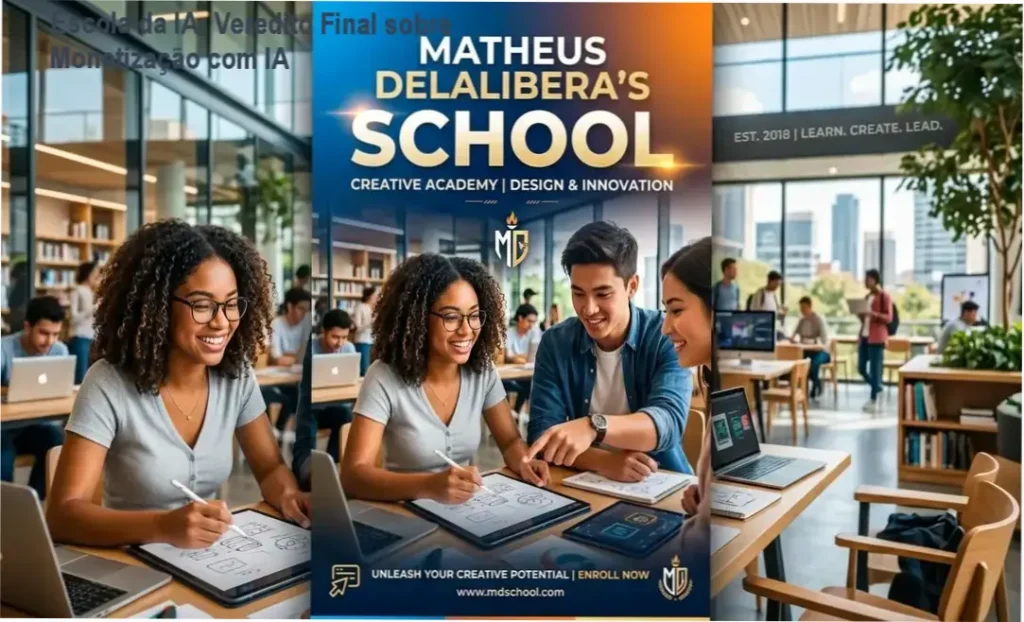 Escola da IA: Veredito Final sobre Monetização com IA 1 Escola da IA Matheus Delalibera bastidores e funcionamento da plataforma