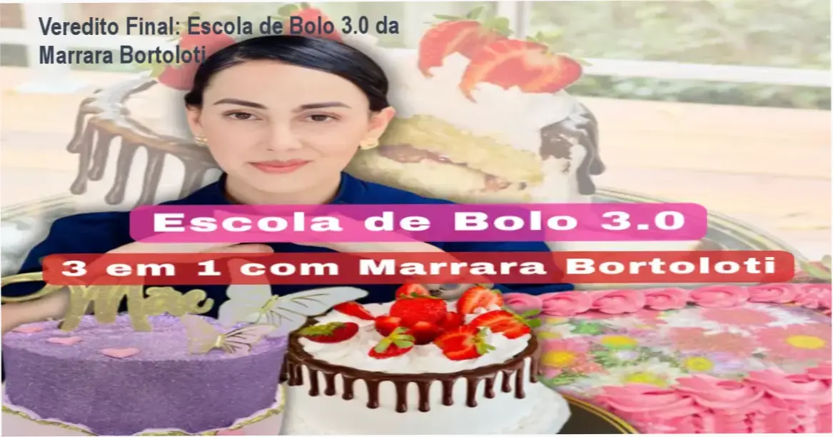 Escola de Bolo 3.0 Marrara Bortoloti: bastidores e visão interna da plataforma de ensino