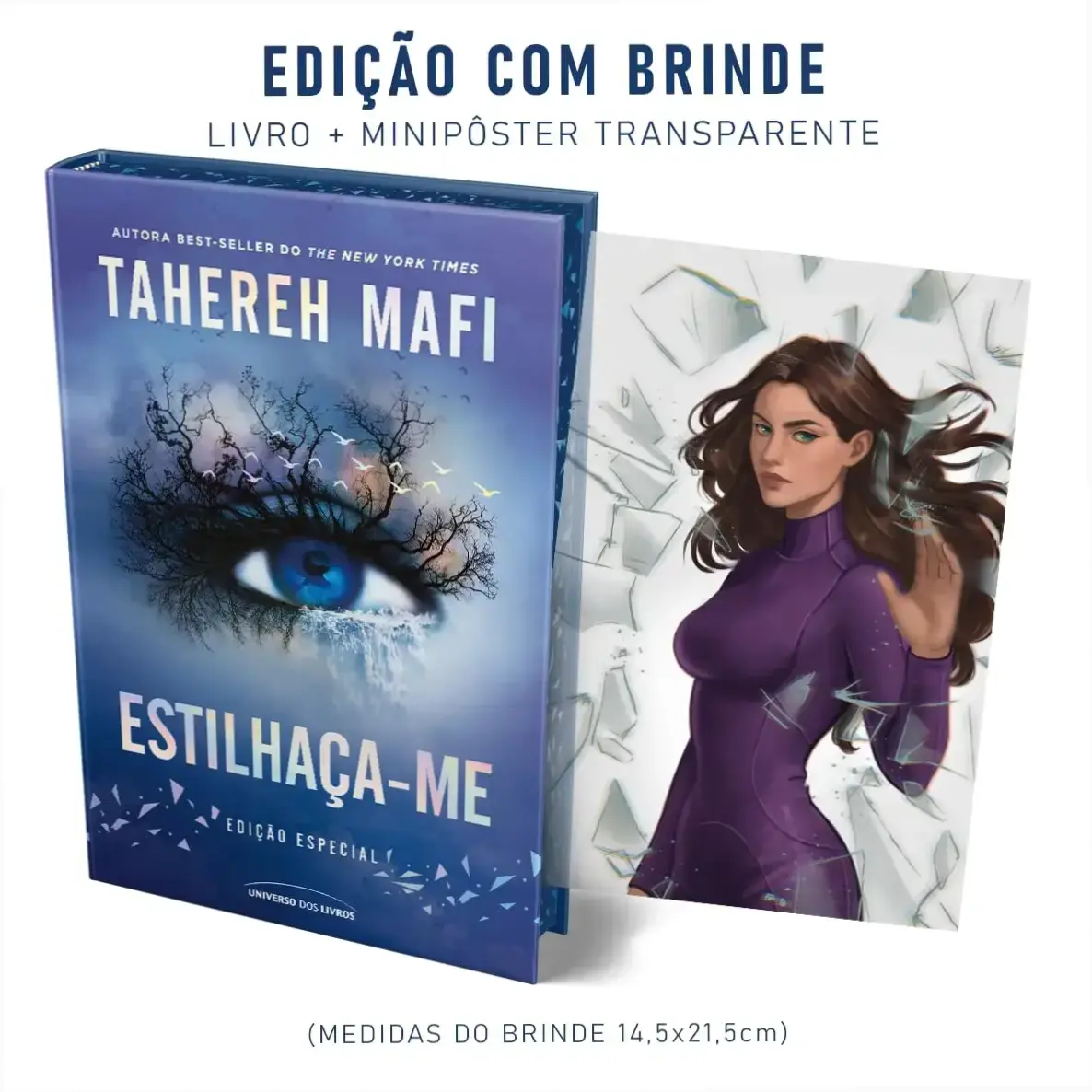 Estilhaça-me - Tahereh Mafi | Análise da Edição de Luxo 1 Capa da Edição de Luxo Limitada do livro Estilhaça-me de Tahereh Mafi