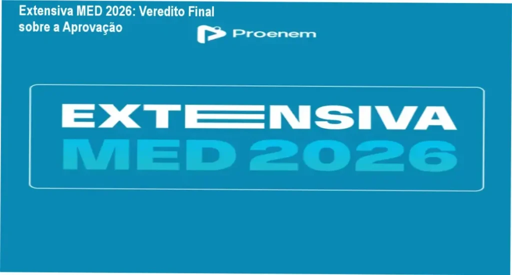 Extensiva MED 2026 do Grupo Pro: visão interna do funcionamento e materiais