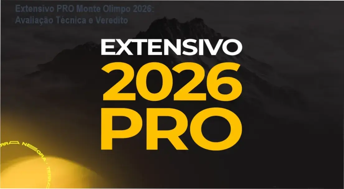 Extensivo PRO Monte Olimpo 2026: Avaliação Técnica e Veredito 1 Extensivo PRO Monte Olimpo Terra Negra: bastidores da plataforma e funcionamento do método