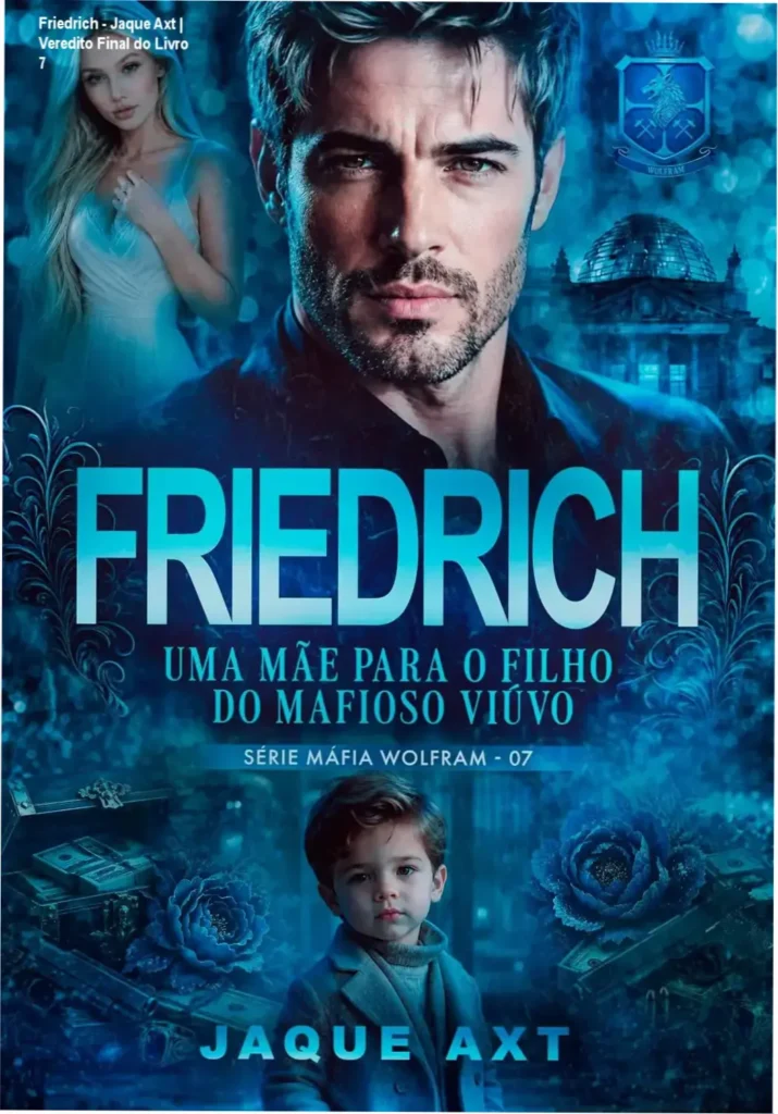 Friedrich - Jaque Axt | Veredito Final do Livro 7 1 Capa do ebook Friedrich de Jaque Axt, romance de máfia com temática de pai solo