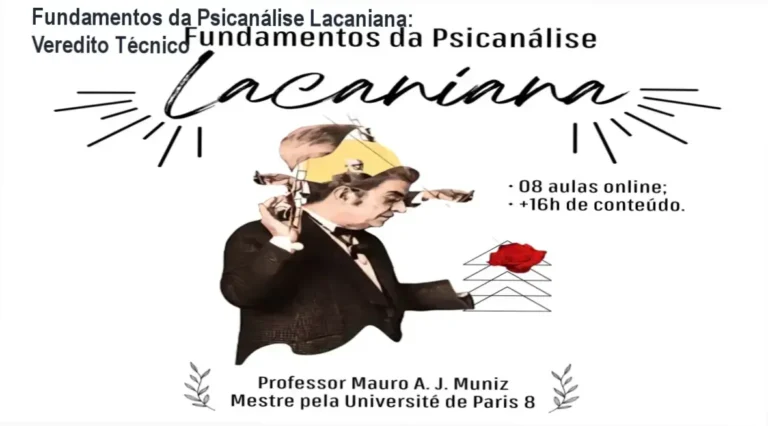 Fundamentos da Psicanálise Lacaniana: Veredito Técnico 12 Curso Fundamentos da Psicanálise Lacaniana de Mauro A. J. Muniz - Visão interna da plataforma e conteúdo