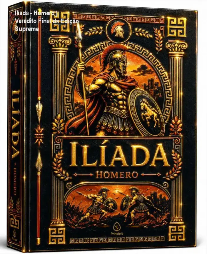 Ilíada - Homero | Veredito Final da Edição Supreme 1 Livro Ilíada de Homero Edição Supreme com capa dura e alto relevo