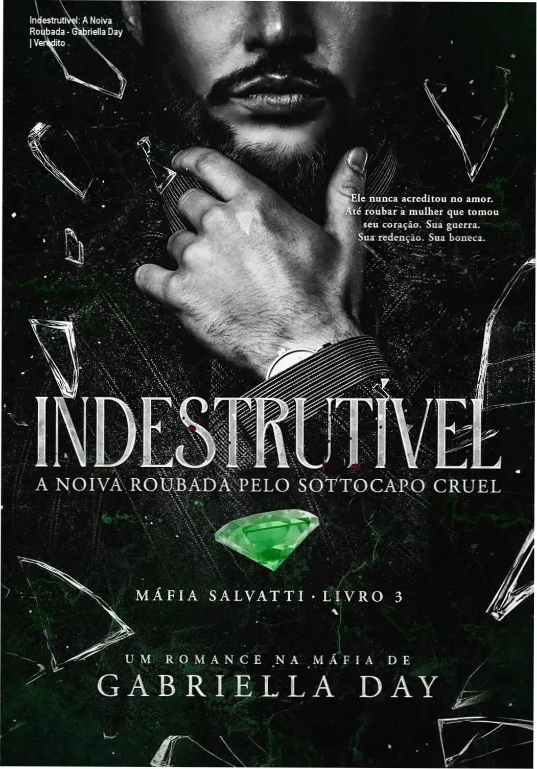 Capa do ebook Indestrutível de Gabriella Day com temática de romance de máfia