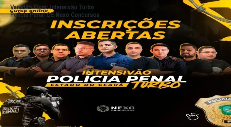 Veredito Final: Intensivão Turbo Polícia Penal CE Nexo Concursos 1 Intensivão Turbo Polícia Penal do Ceará Nexo Concursos visão interna da plataforma e cronograma