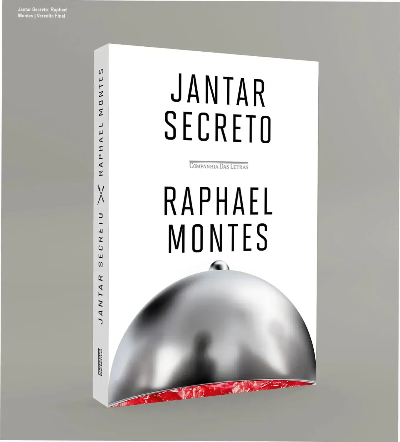 Capa dura da edição de colecionador do livro Jantar Secreto de Raphael Montes