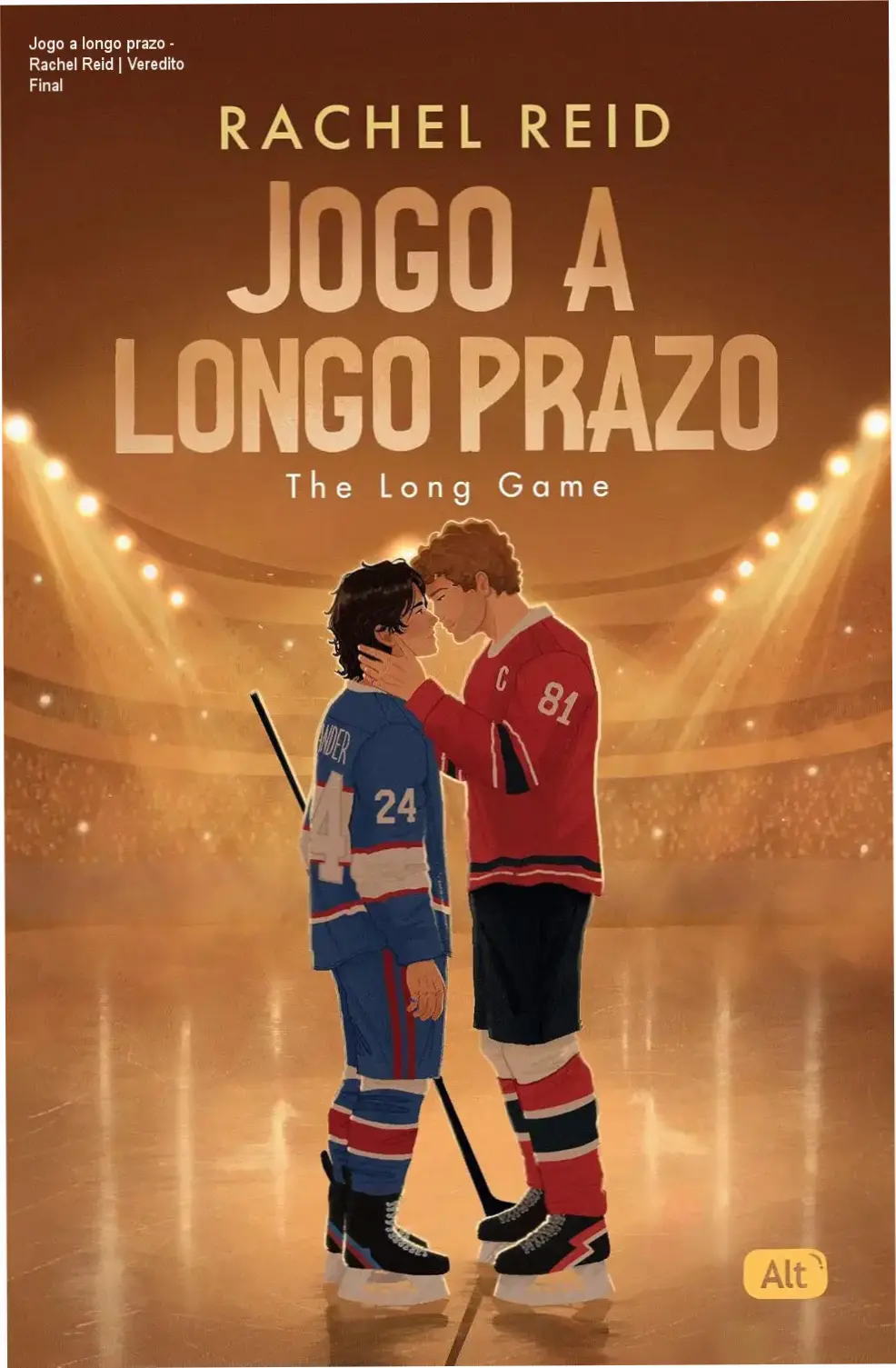 Jogo a longo prazo - Rachel Reid | Veredito Final 1 Capa do livro Jogo a Longo Prazo de Rachel Reid, romance esportivo da série Game Changers