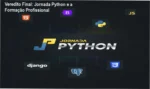 Jornada Python de Vinícius Ramos: visão interna do dashboard e módulos do curso