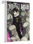 Capa do mangá Jujutsu Kaisen Volume 10 Batalha de Feiticeiros de Gege Akutami