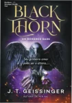 Capa do livro Blackthorn de J. T. Geissinger, romance dark com temática de mistério