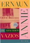 Capa do livro Os Armários Vazios de Annie Ernaux em dispositivo digital