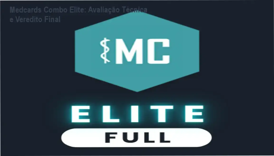 Medcards Combo Elite: Avaliação Técnica e Veredito Final 1 Medcards Combo Elite: Visão interna da plataforma de flashcards e algoritmo de repetição espaçada