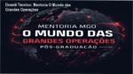 Mentoria O Mundo das Grandes Operações Dr. Augusto Mendes visão interna e bastidores
