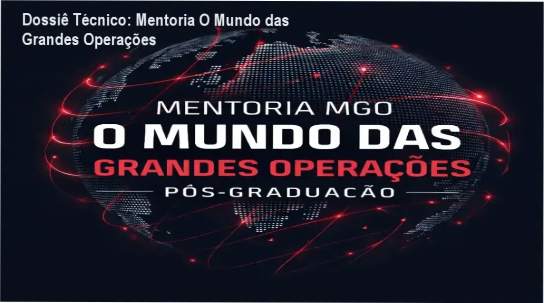 Mentoria O Mundo das Grandes Operações Dr. Augusto Mendes visão interna e bastidores