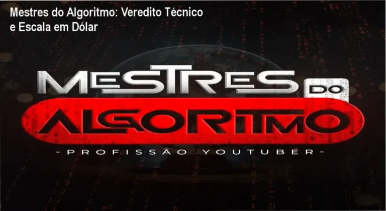 Mestres do Algoritmo: Veredito Técnico e Escala em Dólar 17 Mestres do Algoritmo de Caio Ferreira: visão interna da metodologia de canais dark e IA