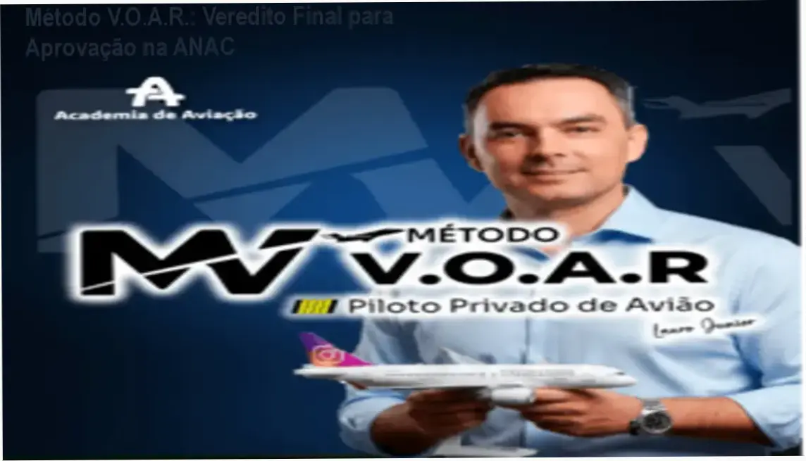Método V.O.A.R. de Lauro Junior: visão interna da plataforma de estudos e simulados ANAC