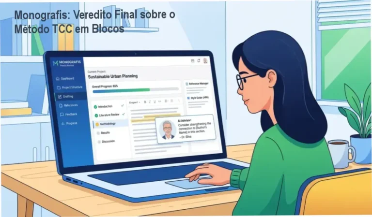 Monografis: Veredito Final sobre o Método TCC em Blocos 7 Monografis Douglas Tybel: visão interna da plataforma e funcionamento do assistente de IA