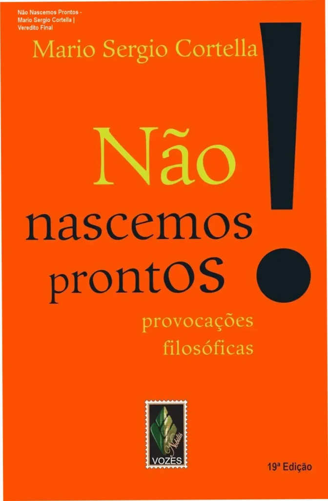 Capa do ebook Não Nascemos Prontos de Mario Sergio Cortella em dispositivo Kindle