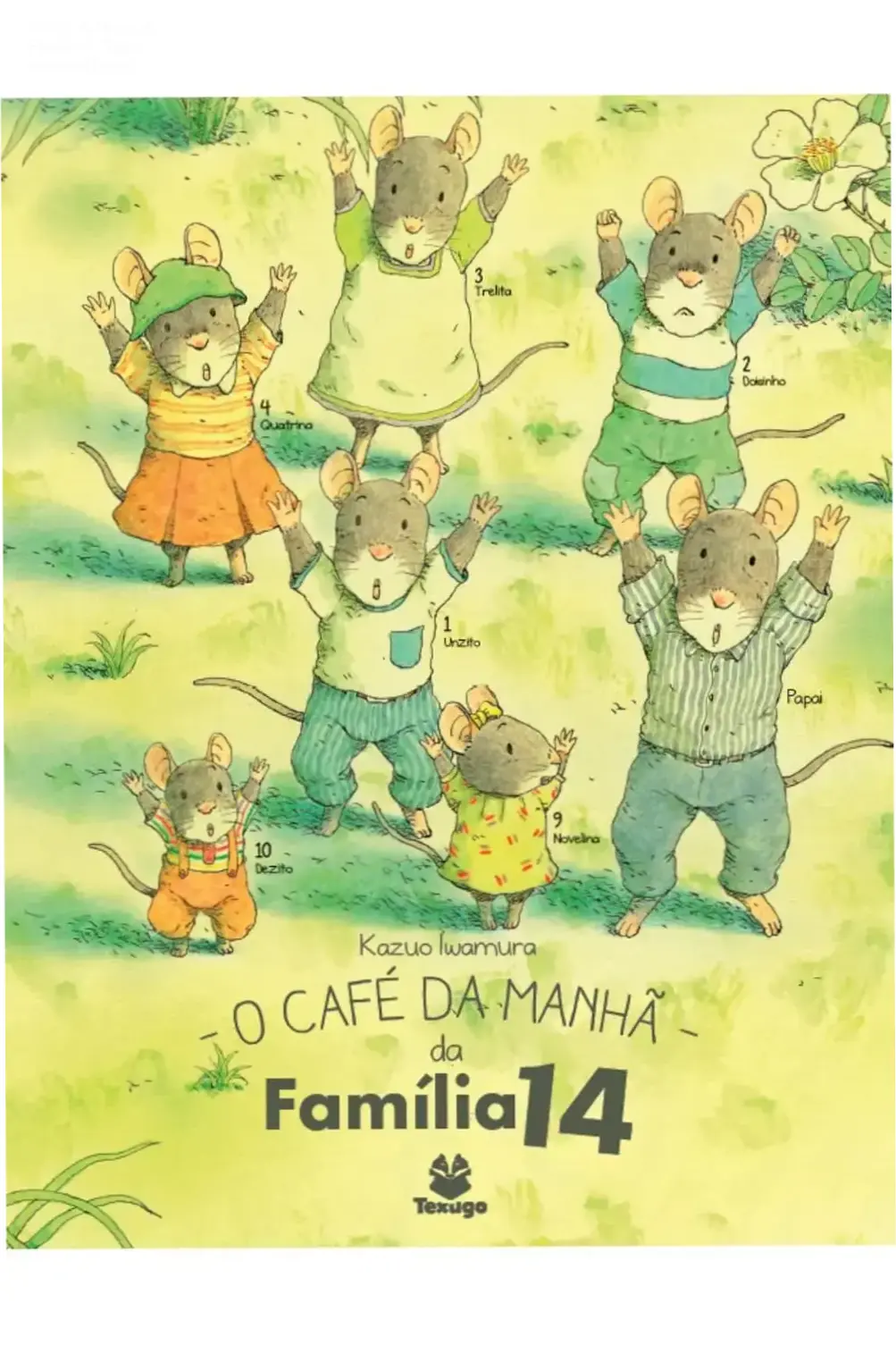 O Café da Manhã da Família 14 - Kazuo Iwamura | Dossiê 1 Ilustração da capa do livro O café da manhã da família 14 de Kazuo Iwamura