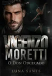 Capa do eBook O Don Obcecado de Luna Sants destacando o romance de máfia