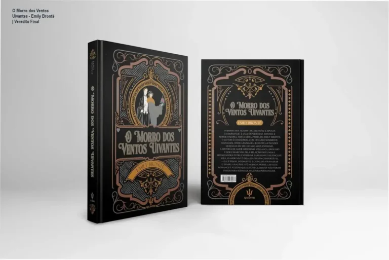 O Morro dos Ventos Uivantes - Emily Brontë | Veredito Final 6 Livro O Morro dos Ventos Uivantes de Emily Brontë em edição de luxo com capa dura e detalhes em hot stamping