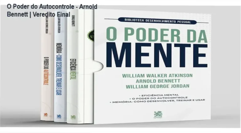 Capa do livro O Poder do Autocontrole focado em disciplina e foco mental