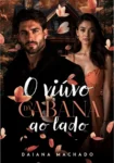 Capa do eBook O Viúvo da Cabana ao Lado de Daiana Machado em um dispositivo Kindle