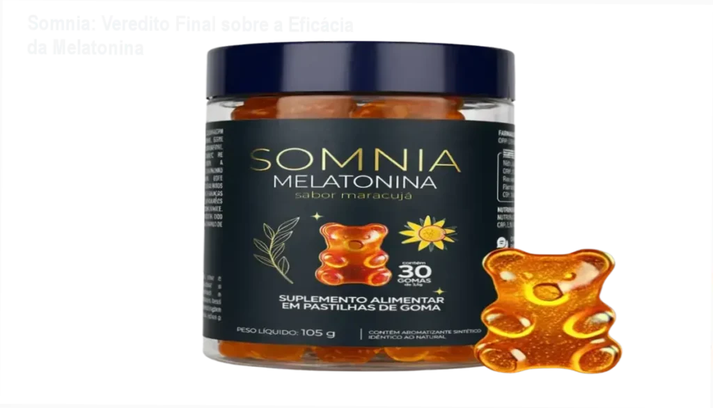 Somnia Naturallis: funcionamento e composição da melatonina em goma