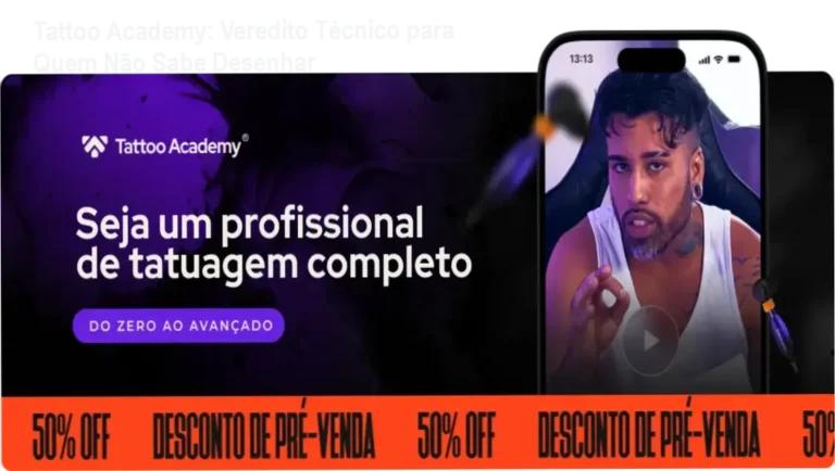 Tattoo Academy: Veredito Técnico para Quem Não Sabe Desenhar 8 Tattoo Academy Raphael Salles bastidores e visão interna da plataforma