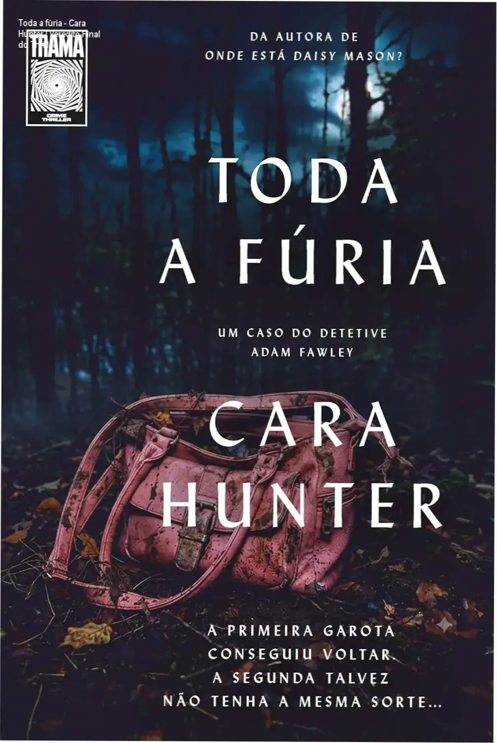 Toda a fúria - Cara Hunter | Veredito Final do Thriller 1 Capa do livro Toda a fúria de Cara Hunter, suspense policial