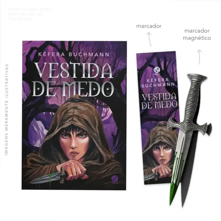Vestida de Medo - Kéfera Buchmann | Veredito Final da Obra 2 Capa do livro Vestida de Medo de Kéfera Buchmann com brindes de pré-venda