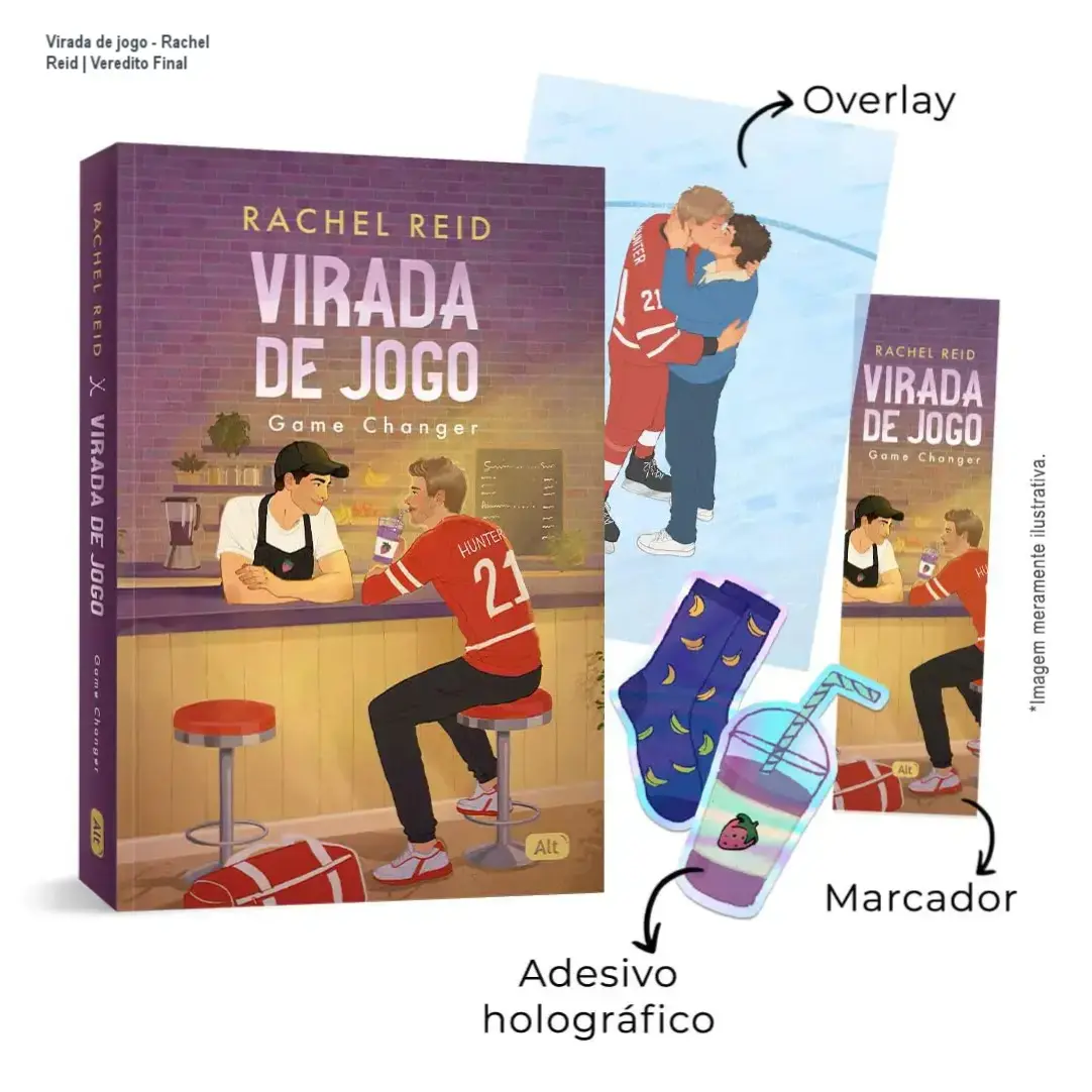 Virada de jogo - Rachel Reid | Veredito Final 1 Capa do livro Virada de jogo de Rachel Reid, romance esportivo da série Game Changers