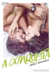 Capa do ebook A Conquista de Elle Kennedy exibida em um tablet