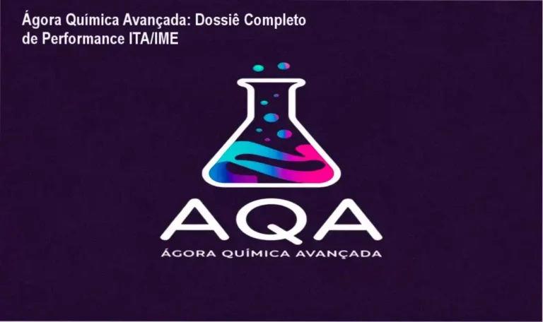 Ágora Química Avançada: Dossiê Completo de Performance ITA/IME 19 Ágora Química Avançada de Nicolas Cesar: visão interna da plataforma e módulos de química
