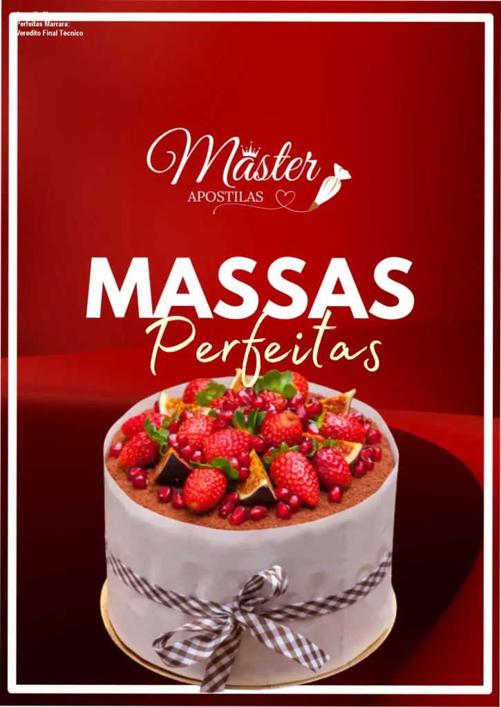 Apostila Massas Perfeitas Marrara bastidores e visão interna do conteúdo