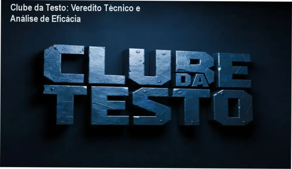 Clube da Testo: Veredito Técnico e Análise de Eficácia 1 Clube da Testo Dr. Alessandro Loiola bastidores e funcionamento do método