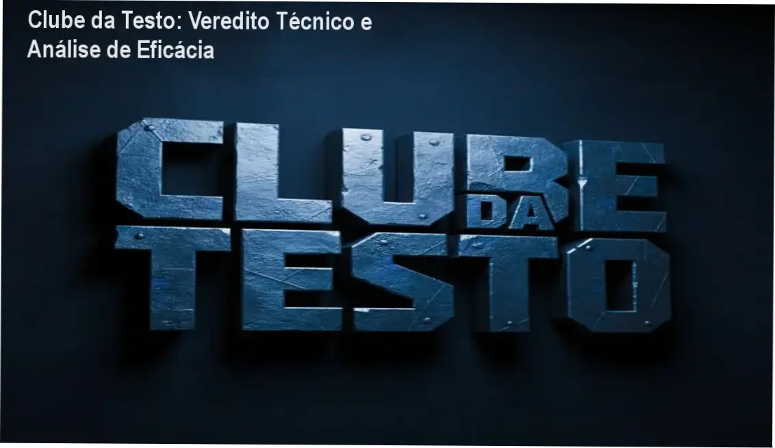 Clube da Testo: Veredito Técnico e Análise de Eficácia 1 Clube da Testo Dr. Alessandro Loiola bastidores e funcionamento do método
