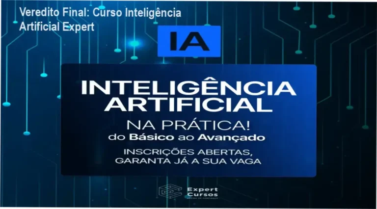 Veredito Final: Curso Inteligência Artificial Expert 7 Curso Inteligência Artificial Expert do Professor Diogo: visão interna da plataforma e módulos de aula