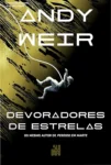 Capa do livro Devoradores de Estrelas de Andy Weir em dispositivo digital