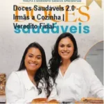 Capa do Ebook Doces Saudáveis 2.0 das Irmãs a Cozinha com receitas fit